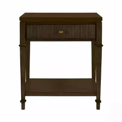 New Kirklands Home Martha Stewart Dark Wood Nightstand Brown