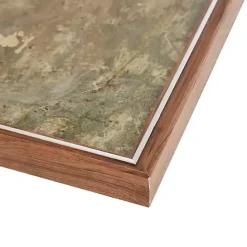 Hot Kirklands Home Martha Stewart Lake Walk Framed Canvas Art Print Tan