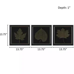 Sale Kirklands Home Martha Stewart Leaf Framed Prints, Set of 3