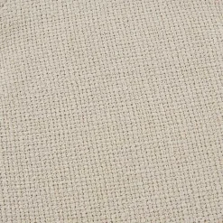 Online Kirklands Home Martha Stewart Round Cream Ottoman with Shelf Ivory