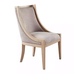 Discount Kirklands Home Martha Stewart Swoop Back Dining Chair Tan