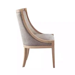 Discount Kirklands Home Martha Stewart Swoop Back Dining Chair Tan