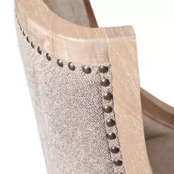 Discount Kirklands Home Martha Stewart Swoop Back Dining Chair Tan