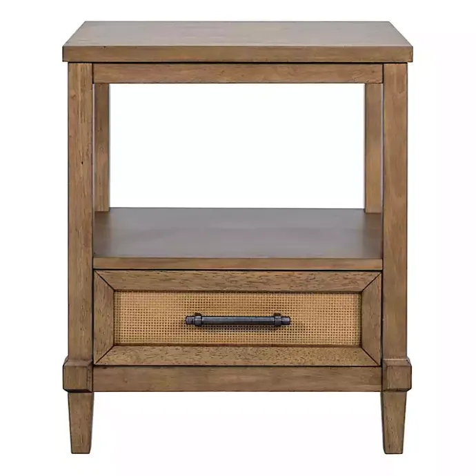 Sale Kirklands Home Martha Stewart Toasted Almond Wood Nightsd Tan