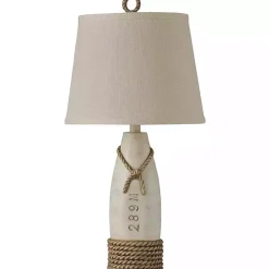 Best Kirklands Home Martha's Vineyard White Buoy Table Lamp