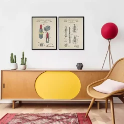 Best Kirklands Home Mascara Patent Framed Art Print