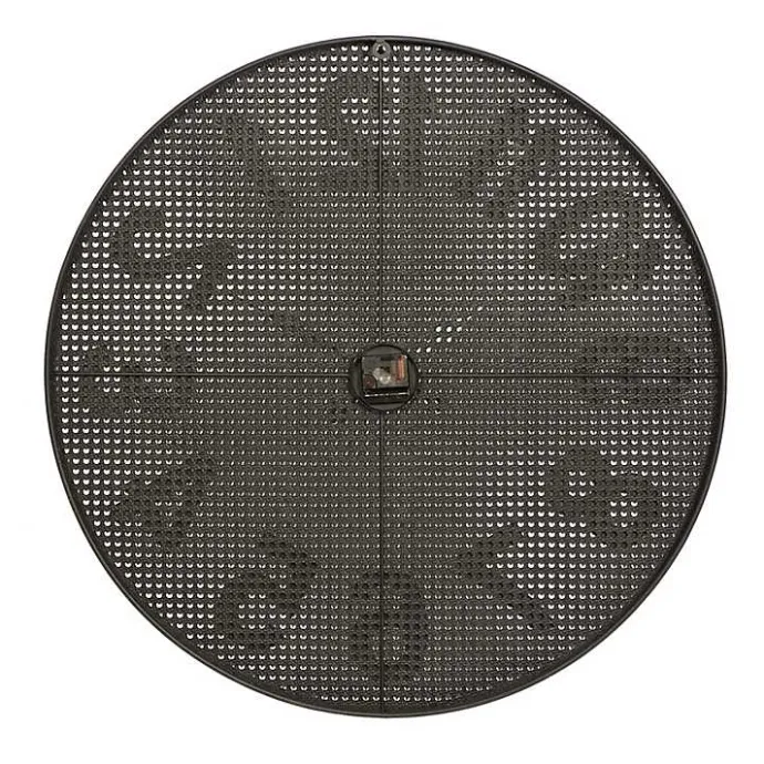 Best Kirklands Home Matte Black Iron Wall Clock, 32 in.