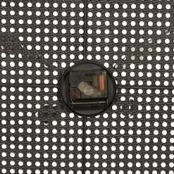 Best Kirklands Home Matte Black Iron Wall Clock, 32 in.