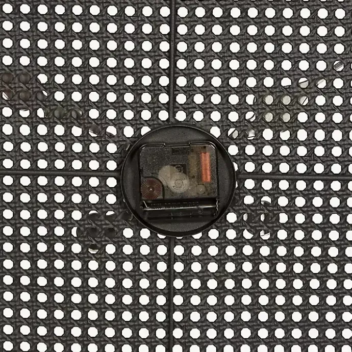 Best Kirklands Home Matte Black Iron Wall Clock, 32 in.