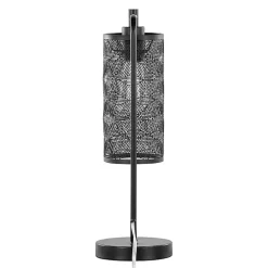 Clearance Kirklands Home Matte Metal Cutout Table Lamps, Set of 2 Black