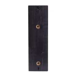 Best Kirklands Home Matte Poplar Wood Sconce Black
