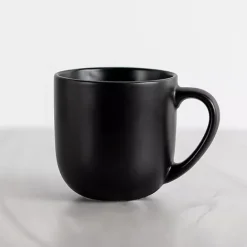 New Kirklands Home Matte Simple Things Mug Black