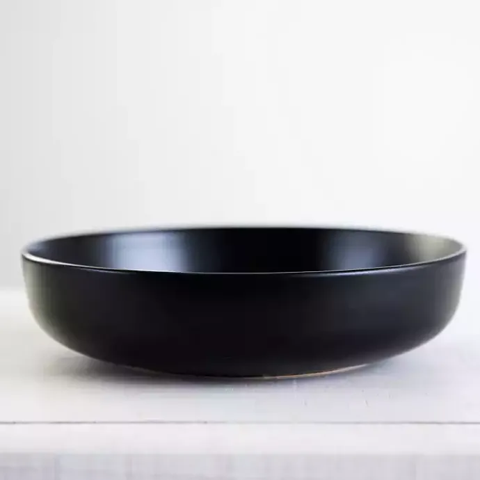 Sale Kirklands Home Matte Simple Things Dinner Bowl Black