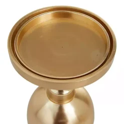 Online Kirklands Home Matte Metal 3-pc. Pillar Candle Holder Set Gold