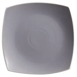 Hot Kirklands Home Matte Gray and Black 16-pc. Dinnerware Set