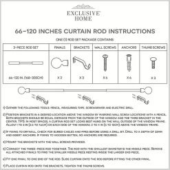 Hot Kirklands Home Matte Nickel Stacked Cylinder Curtain Rod, 120 in.