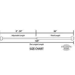 Discount Kirklands Home Matte Duke Curtain Rod, 120 in. Silver