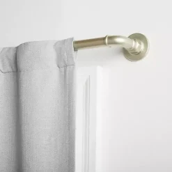 Sale Kirklands Home Matte Silver Hyde Wrap Around Curtain Rod, 120 in.