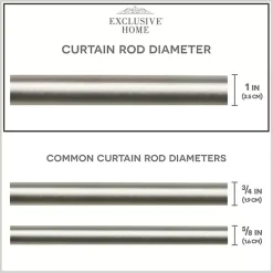 Clearance Kirklands Home Matte Silver Modern Twist Curtain Rod, 120 in.
