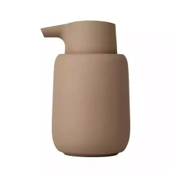 Clearance Kirklands Home Matte Modernity Ceramic Soap Dispenser Tan