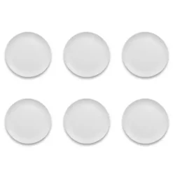 Sale Kirklands Home Matte Melamine Coupe Dinner Plates, Set of 6 White