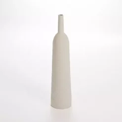 Best Kirklands Home Matte Ribbed Metal Floor Vase White