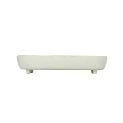 New Kirklands Home Matte Vanity Dough Bowl White