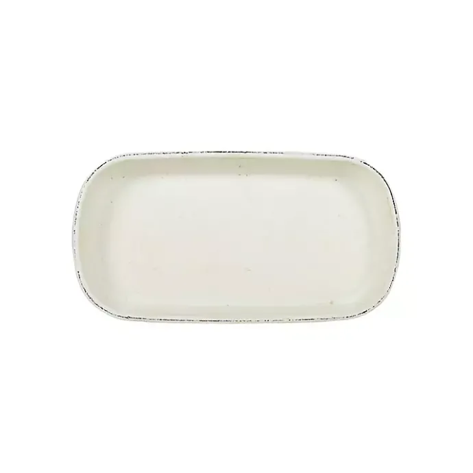 New Kirklands Home Matte Vanity Dough Bowl White