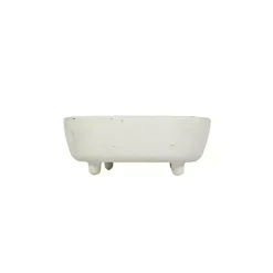 New Kirklands Home Matte Vanity Dough Bowl White