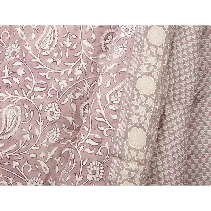 Clearance Kirklands Home Mauve Scorro 5-pc. King Comforter Set Purple