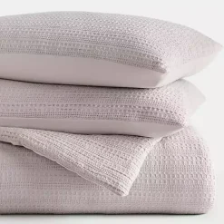 Outlet Kirklands Home Mauve Waffle Ultra-Soft 3-pc. Queen Comforter Set Pink