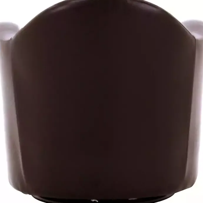 Sale Kirklands Home Max Faux Leather Swivel Club Accent Chair Brown