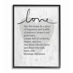 Best Kirklands Home May This Home Framed Giclee Canvas Art Print Gray