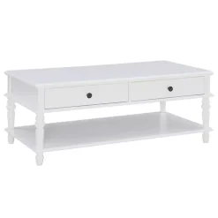 Online Kirklands Home McGhie 2-Drawer Coffee Table White
