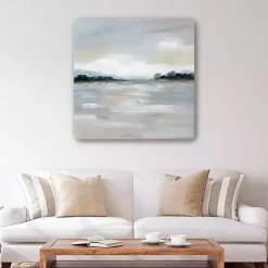 Outlet Kirklands Home Meadow Clearing Canvas Art Print, 40x40 in. Gray