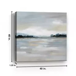 Outlet Kirklands Home Meadow Clearing Canvas Art Print, 40x40 in. Gray