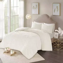 New Kirklands Home Medallion California King 3-pc. Comforter Set White