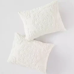 New Kirklands Home Medallion California King 3-pc. Comforter Set White