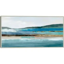 Hot Kirklands Home Memories of Framed Canvas Art Print Blue