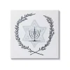 Kirklands Home Menorah Wreath Canvas Art Print