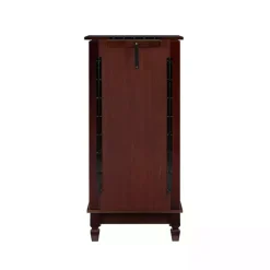 Kirklands Home Merlot Wood 7-Drawer Joslyn Jewelry Armoire Brown