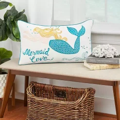 Outlet Kirklands Home Mermaid Love Lumbar Pillow