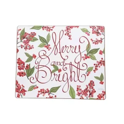 Online Kirklands Home Merry & Bright Hardboard Placemats, Set of 6