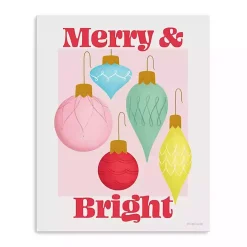 Hot Kirklands Home Merry & Bright Poster Canvas Print