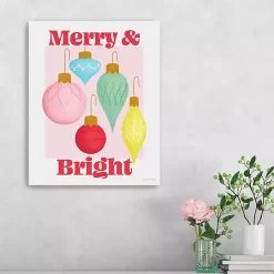 Hot Kirklands Home Merry & Bright Poster Canvas Print