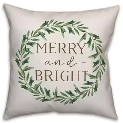 Discount Kirklands Home Merry and Bright Buffalo Check Reverse Pillow