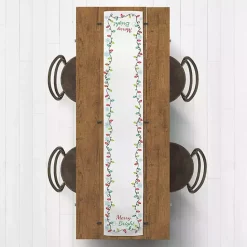 Sale Kirklands Home Merry and Bright with Lights Table Runner, 90 in. Multi