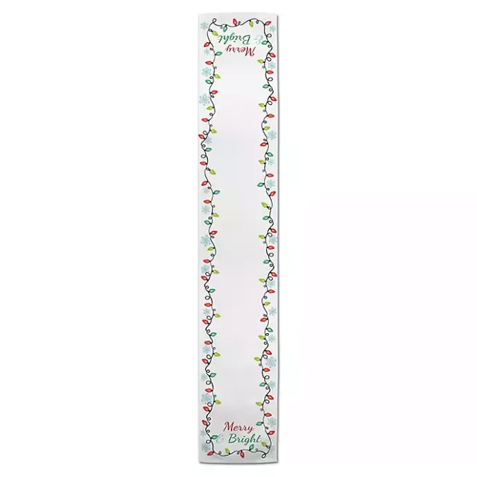 Sale Kirklands Home Merry and Bright with Lights Table Runner, 90 in. Multi