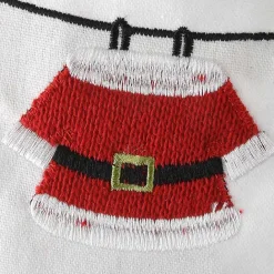 Hot Kirklands Home Merry Christmas Clothesline Stocking White