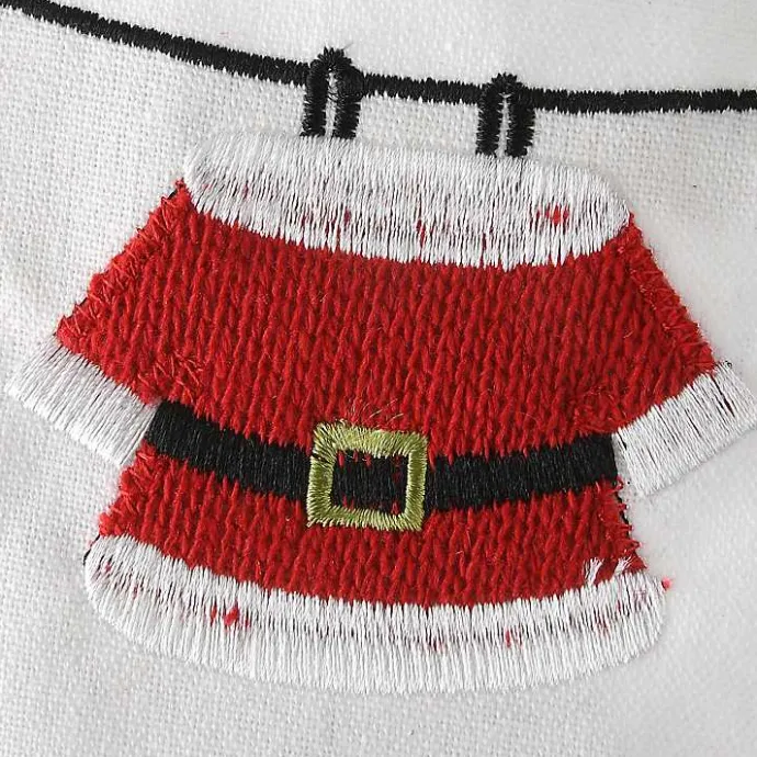 Hot Kirklands Home Merry Christmas Clothesline Stocking White